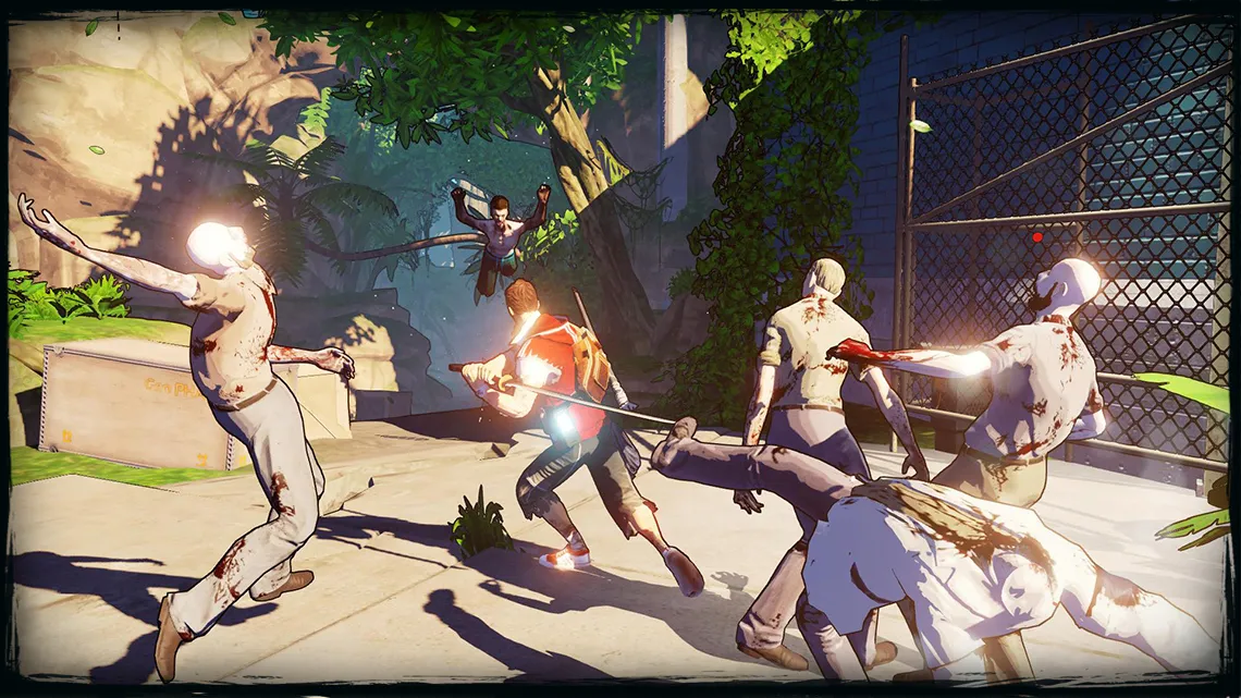 Sneaking Past Zombies And Dodging Falling Shipping Containers
