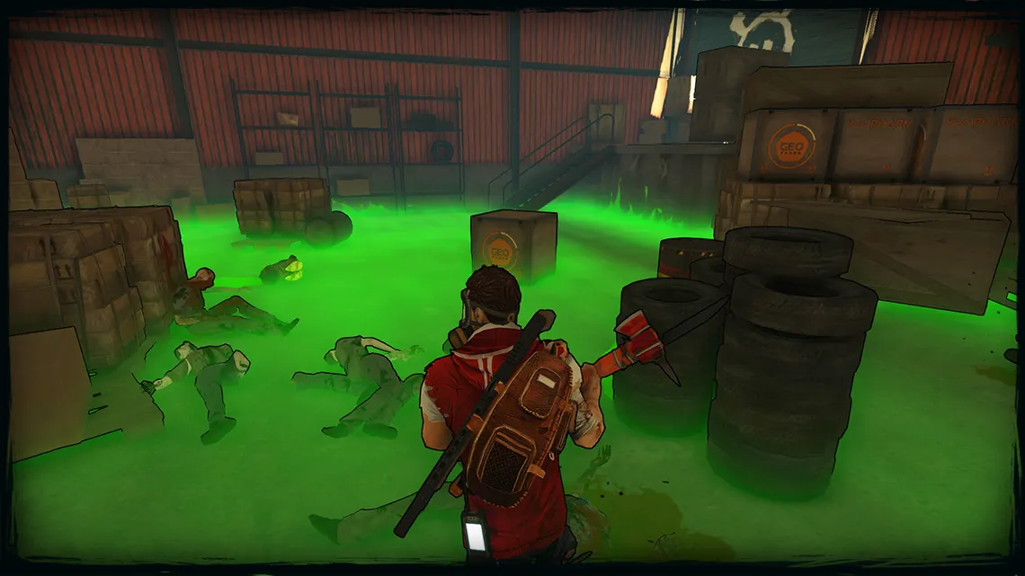 Sneaking Past Zombies And Dodging Falling Shipping Containers