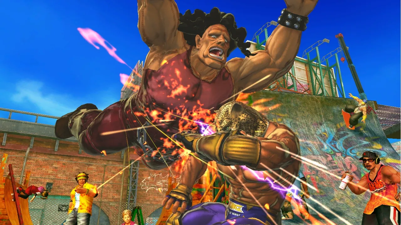 Check Out An Electric Bear In New Street Fighter X Tekken Screens