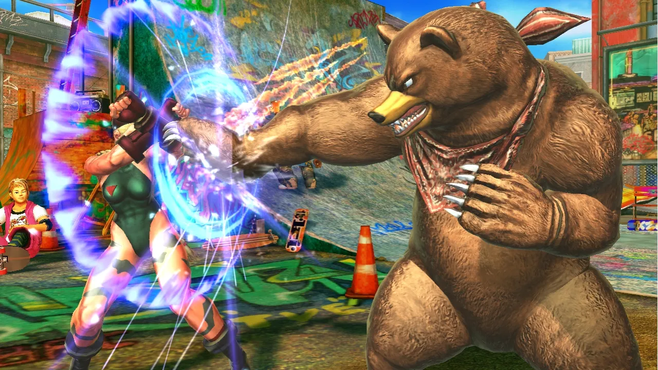 Check Out An Electric Bear In New Street Fighter X Tekken Screens