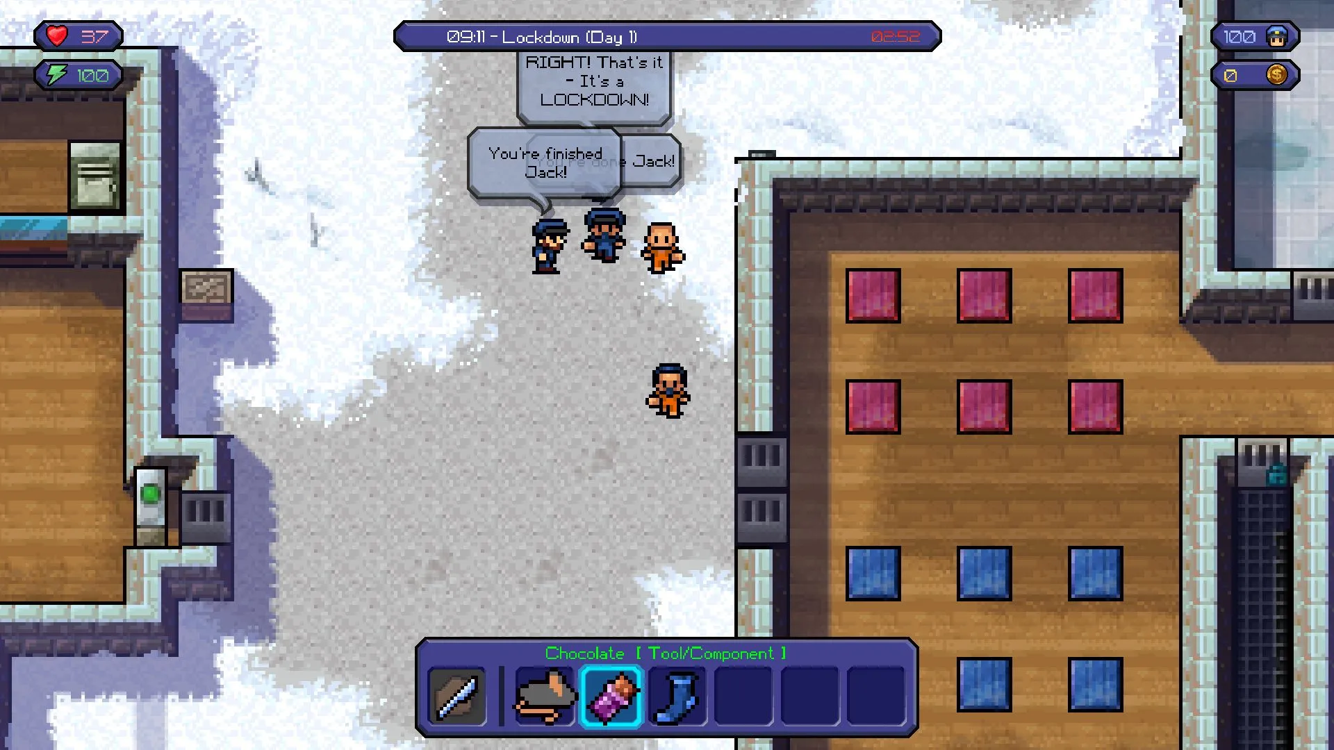 Plotting An Escape Is Tedious Work 
