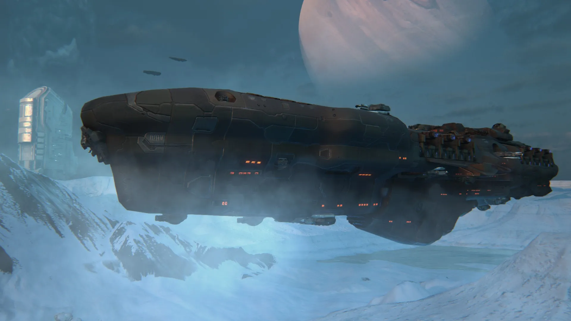  Take A Huge Spaceship For A Test Dogfight