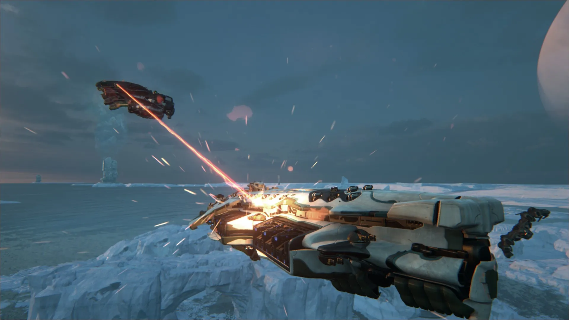  Take A Huge Spaceship For A Test Dogfight
