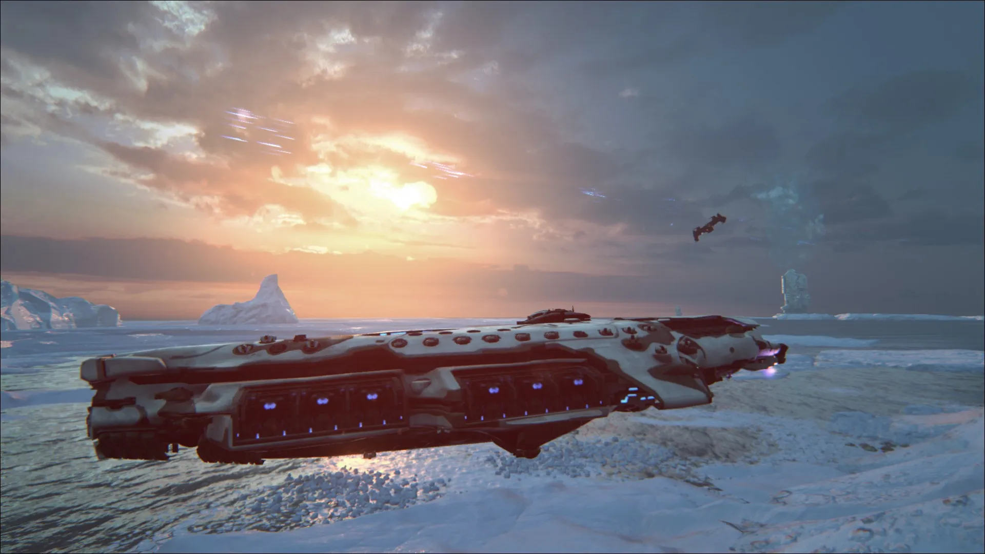  Take A Huge Spaceship For A Test Dogfight