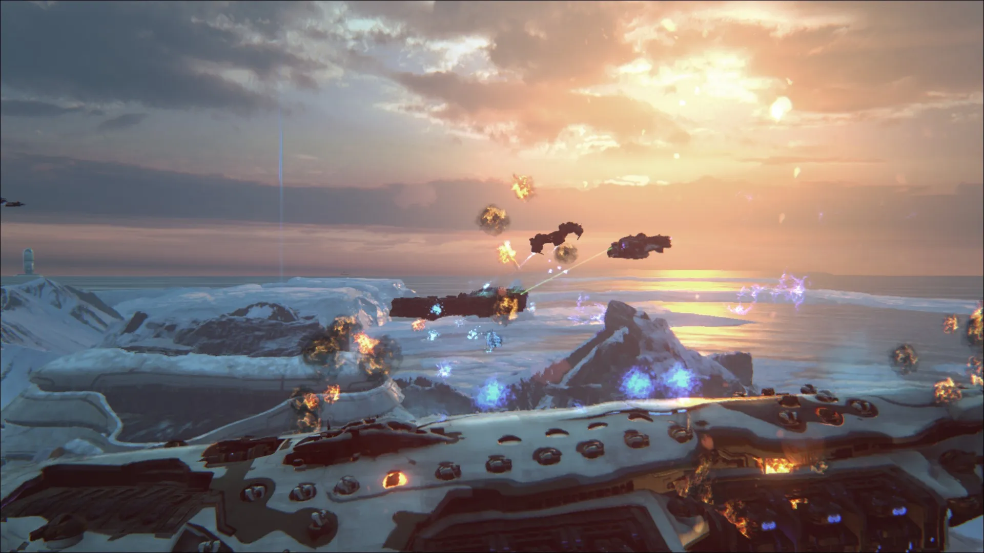  Take A Huge Spaceship For A Test Dogfight