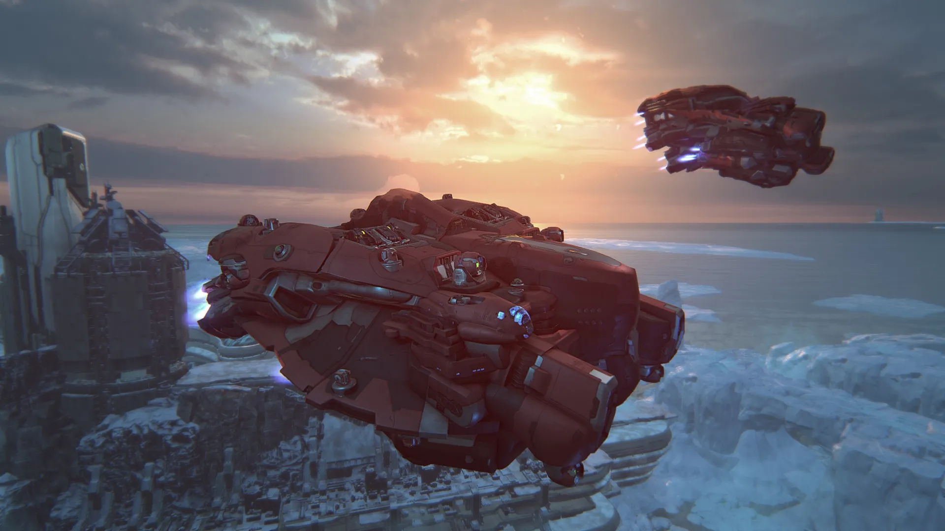  Take A Huge Spaceship For A Test Dogfight