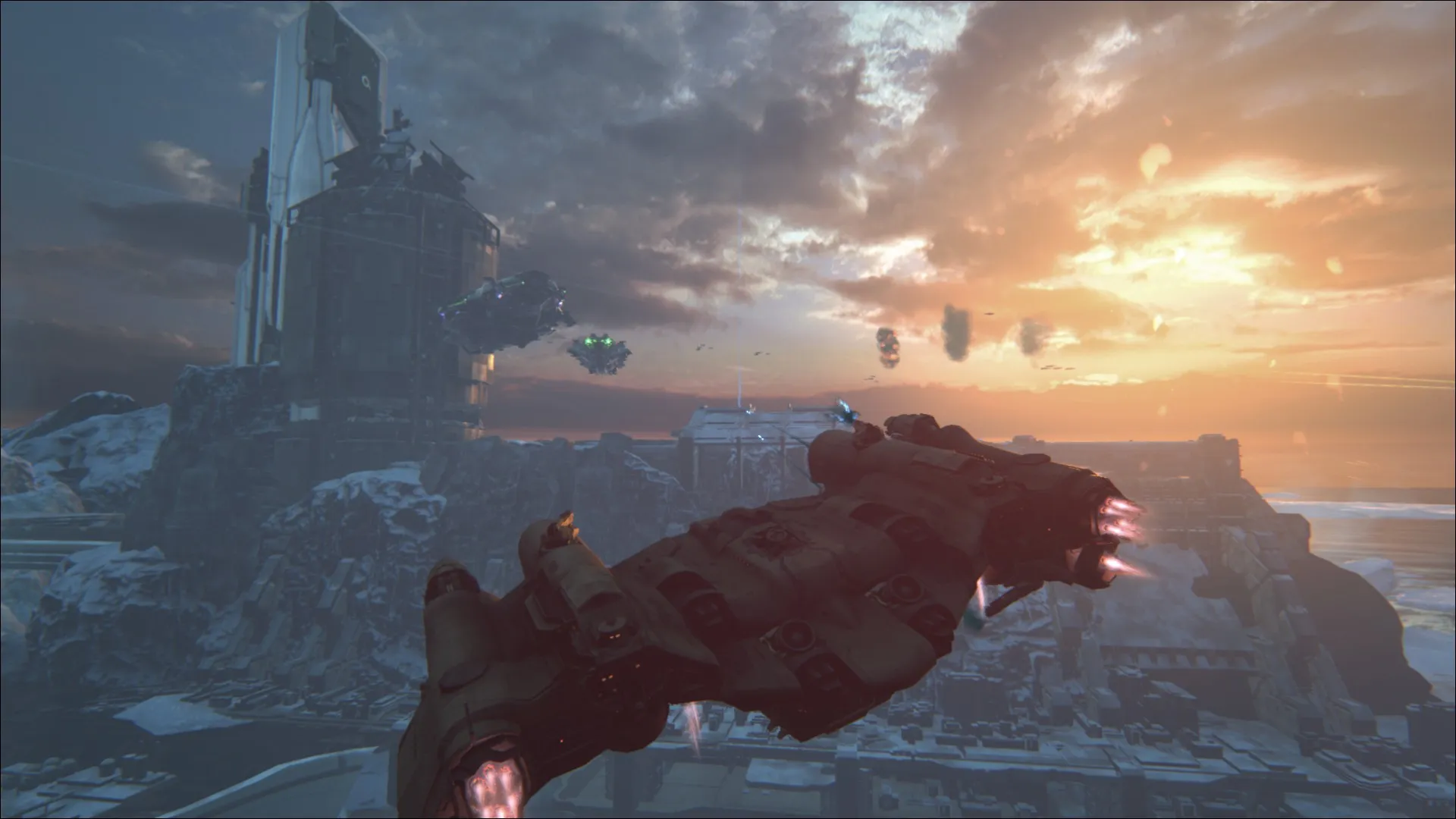  Take A Huge Spaceship For A Test Dogfight