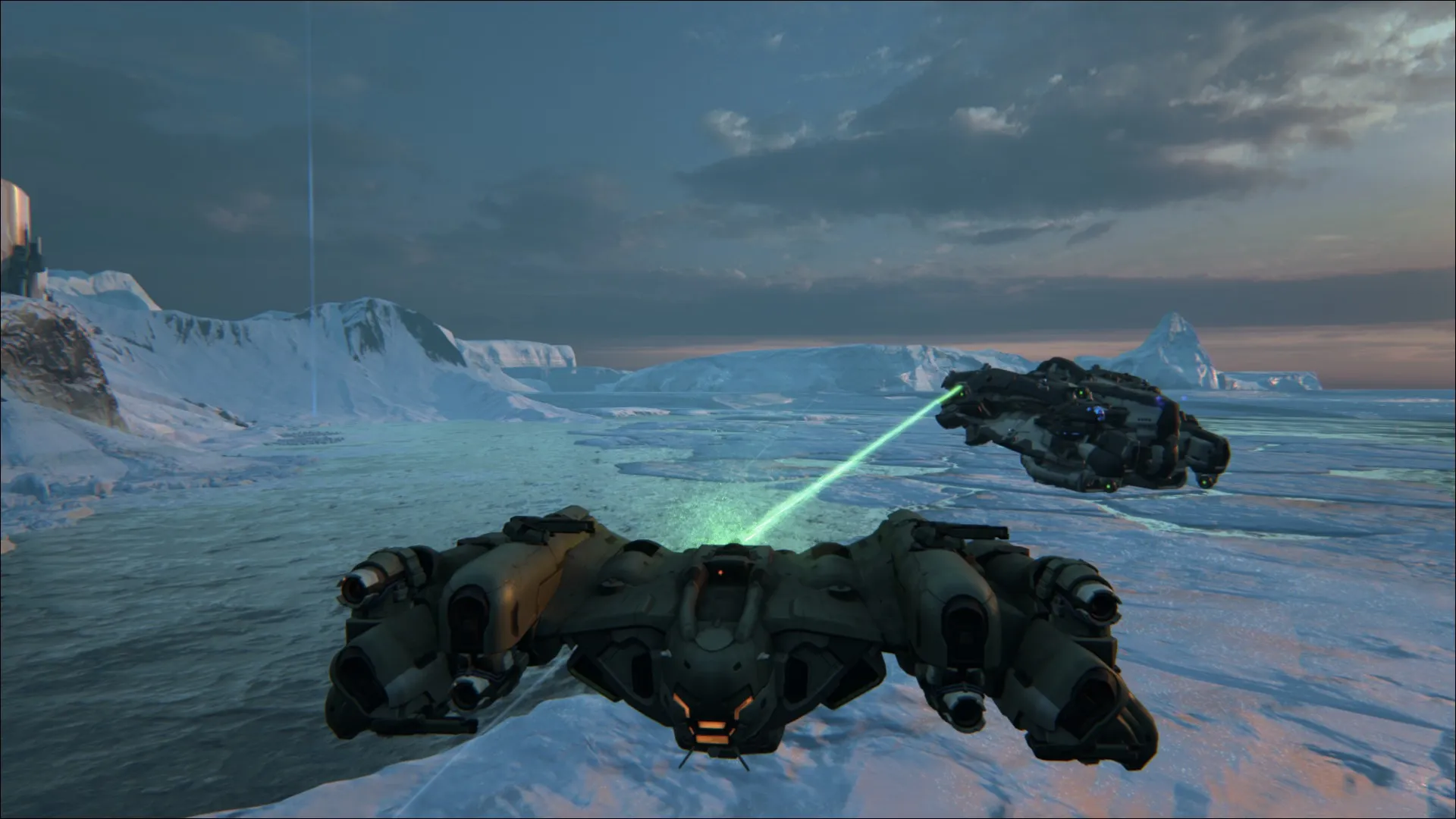  Take A Huge Spaceship For A Test Dogfight