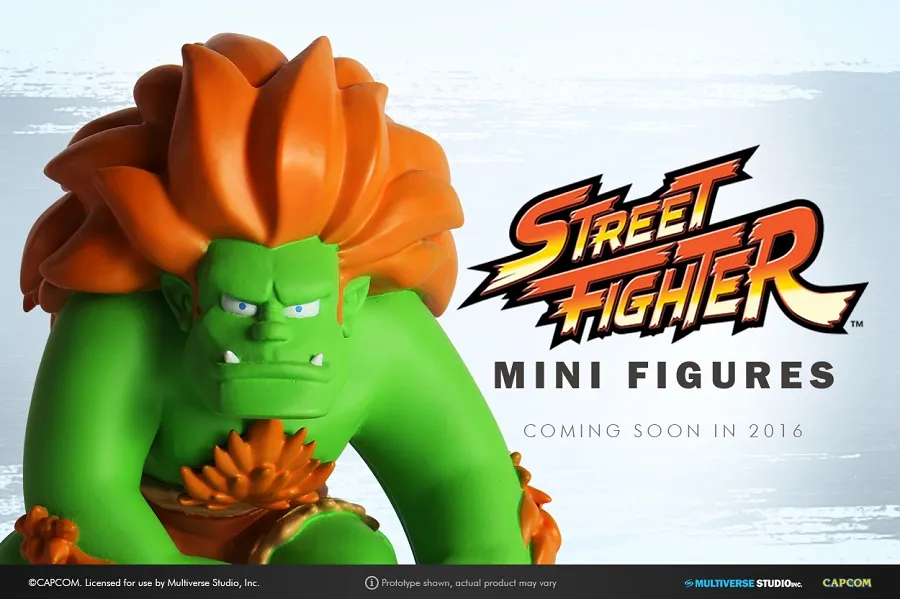 Street Fighter Mini Figures Ready For Tiny World Warrior Tournament