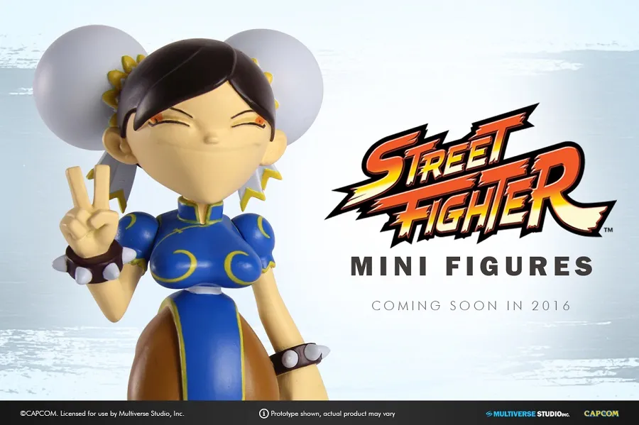 Street Fighter Mini Figures Ready For Tiny World Warrior Tournament