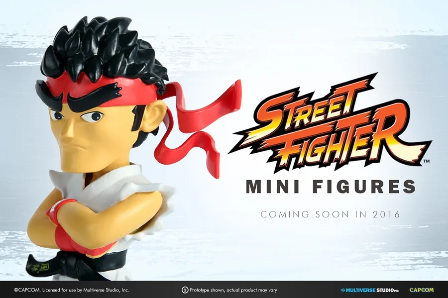 Street Fighter Mini Figures Ready For Tiny World Warrior Tournament