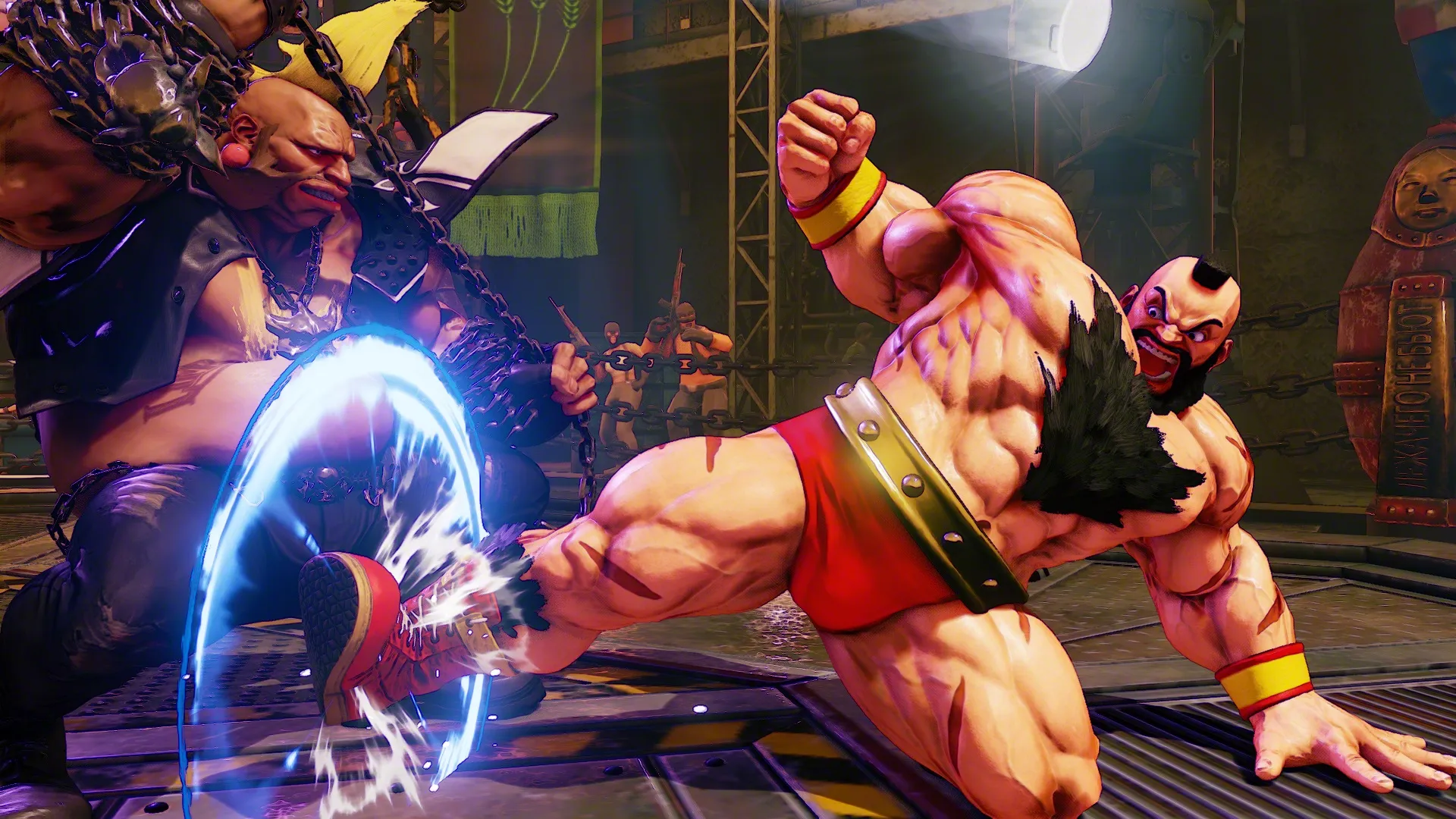 Zangief Unleashes His Furious Flurry 