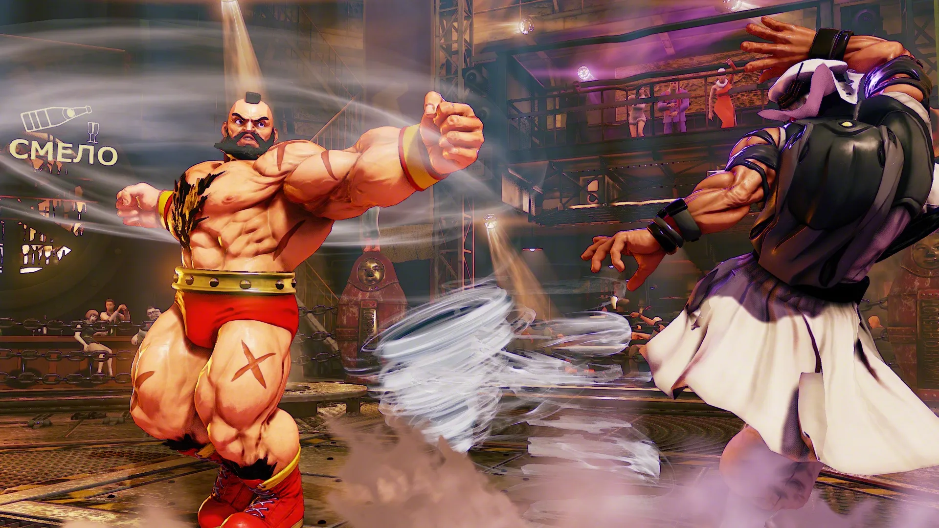 Zangief Unleashes His Furious Flurry 