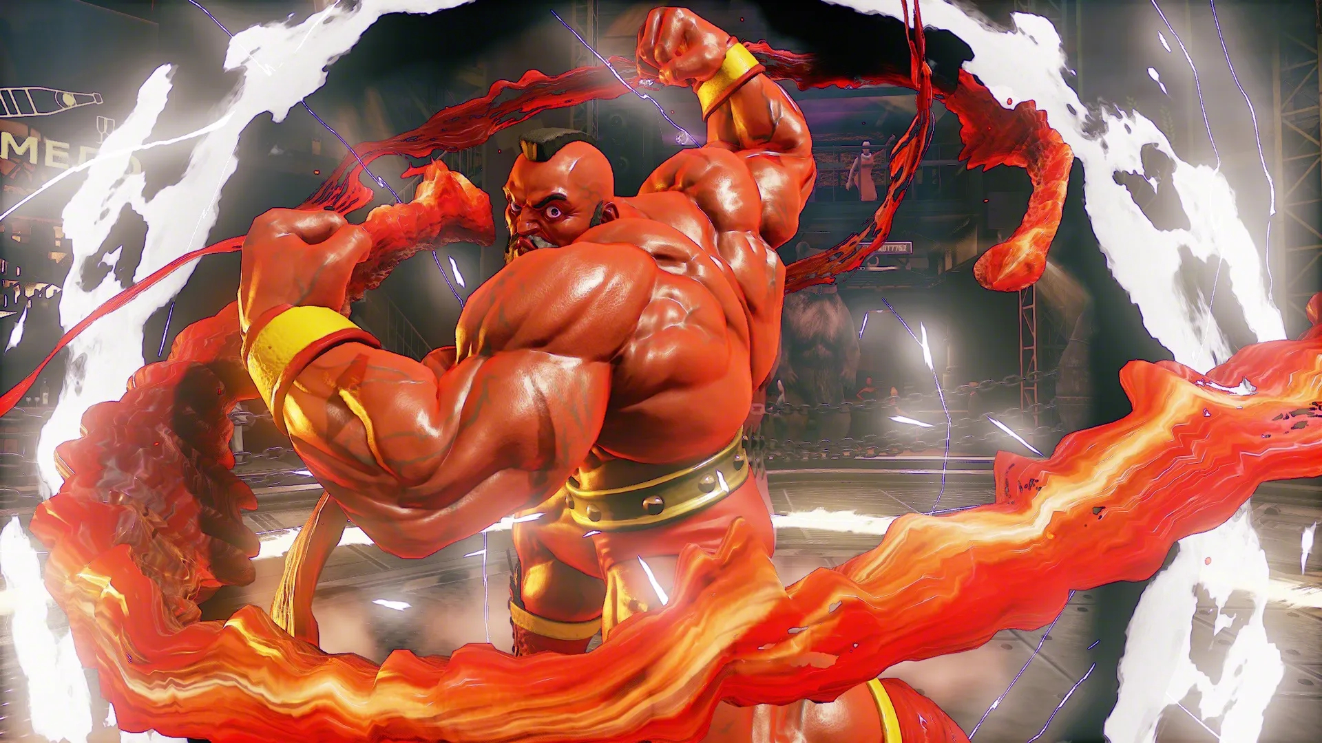 Zangief Unleashes His Furious Flurry 