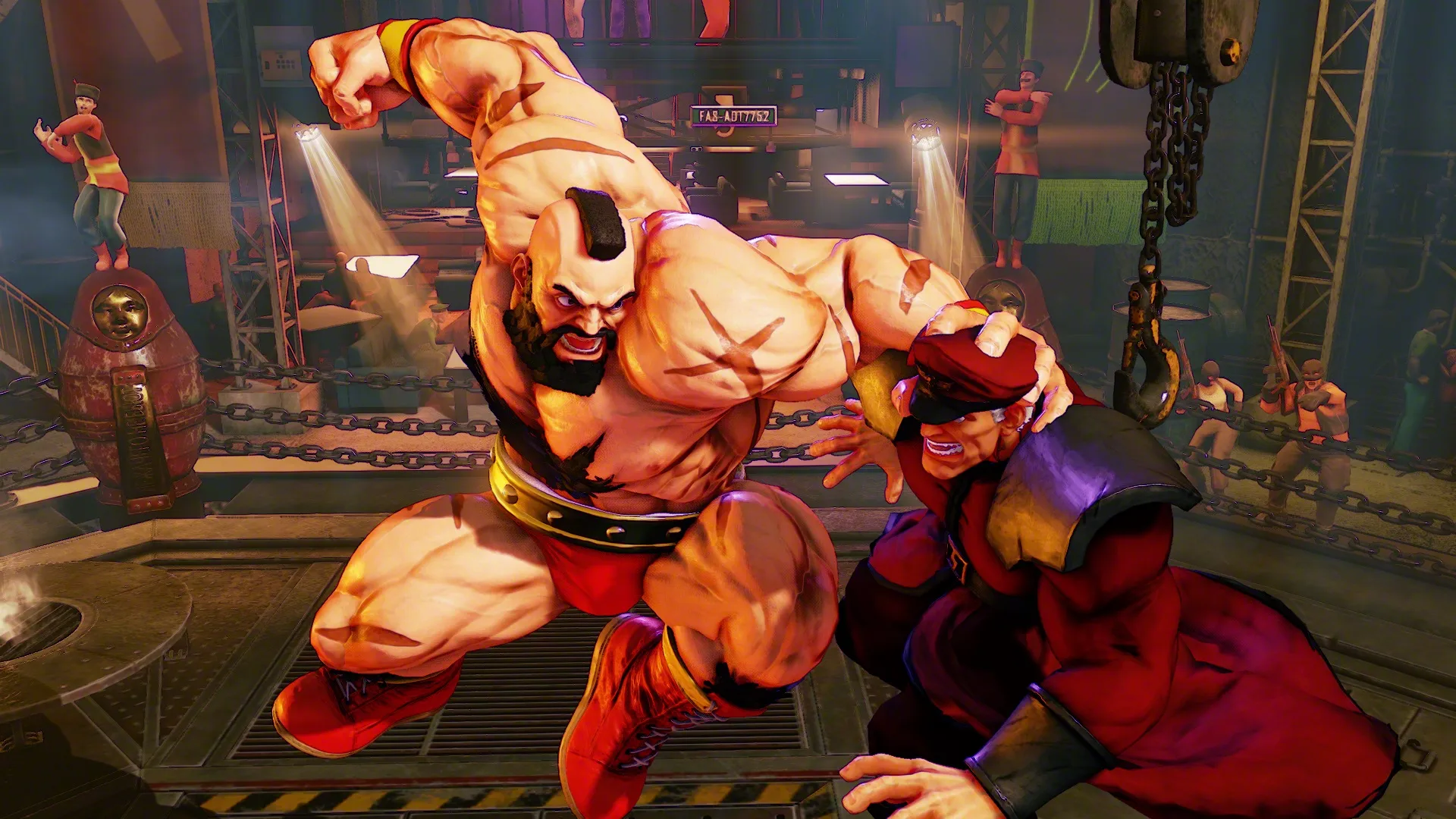 Zangief Unleashes His Furious Flurry 