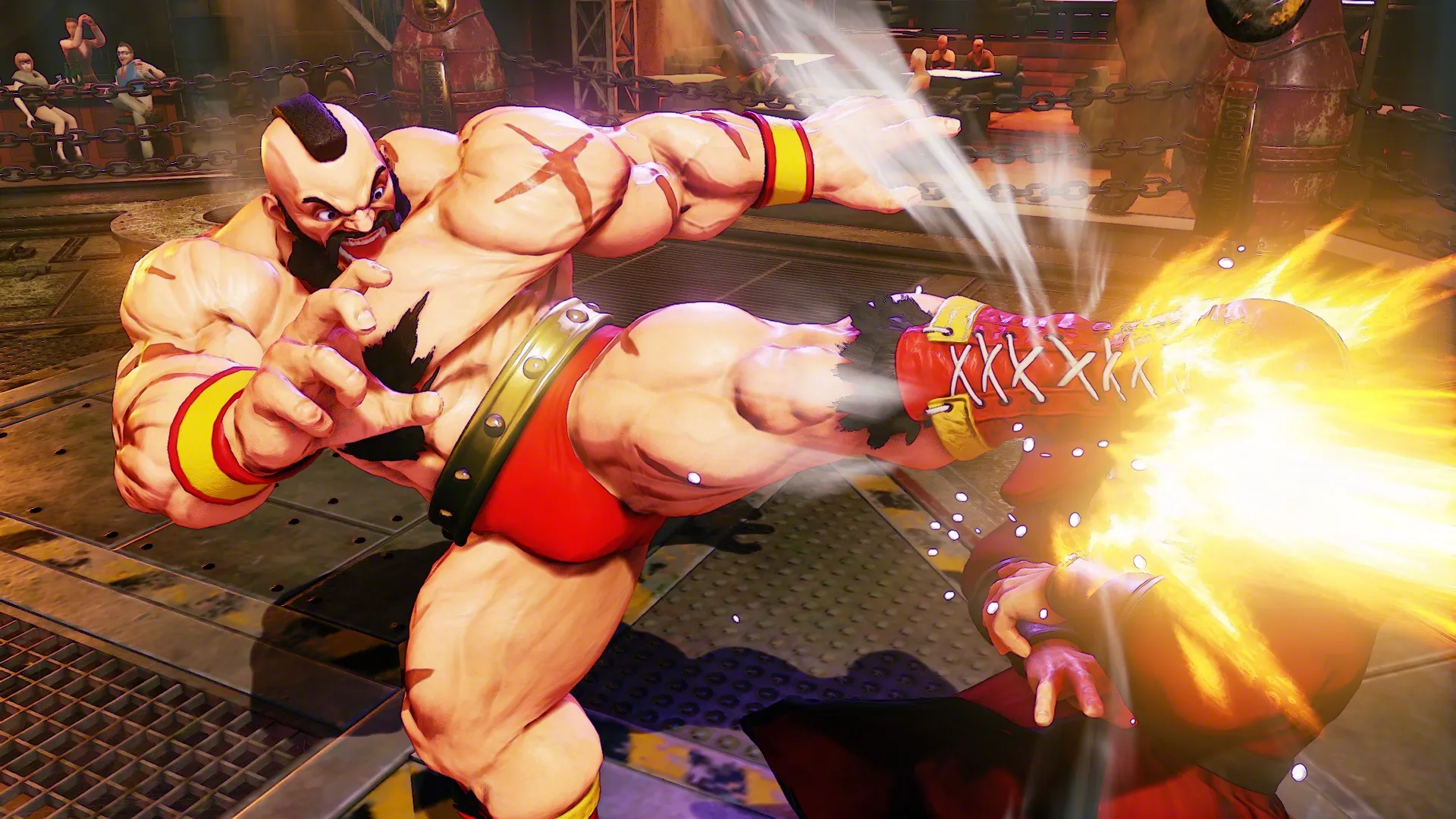 Zangief Unleashes His Furious Flurry 