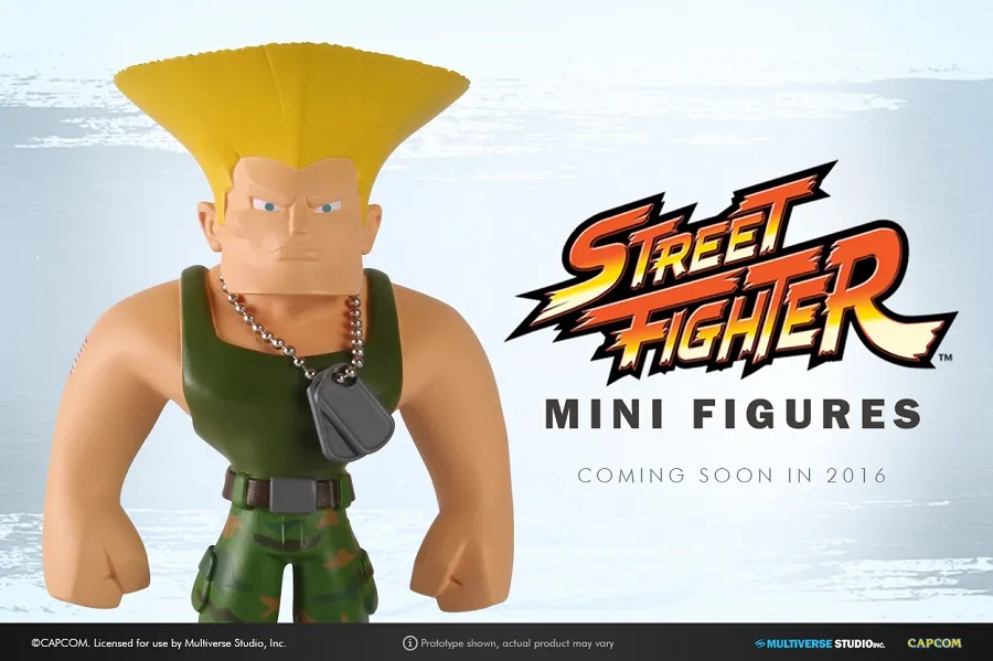 Street Fighter Mini Figures Ready For Tiny World Warrior Tournament