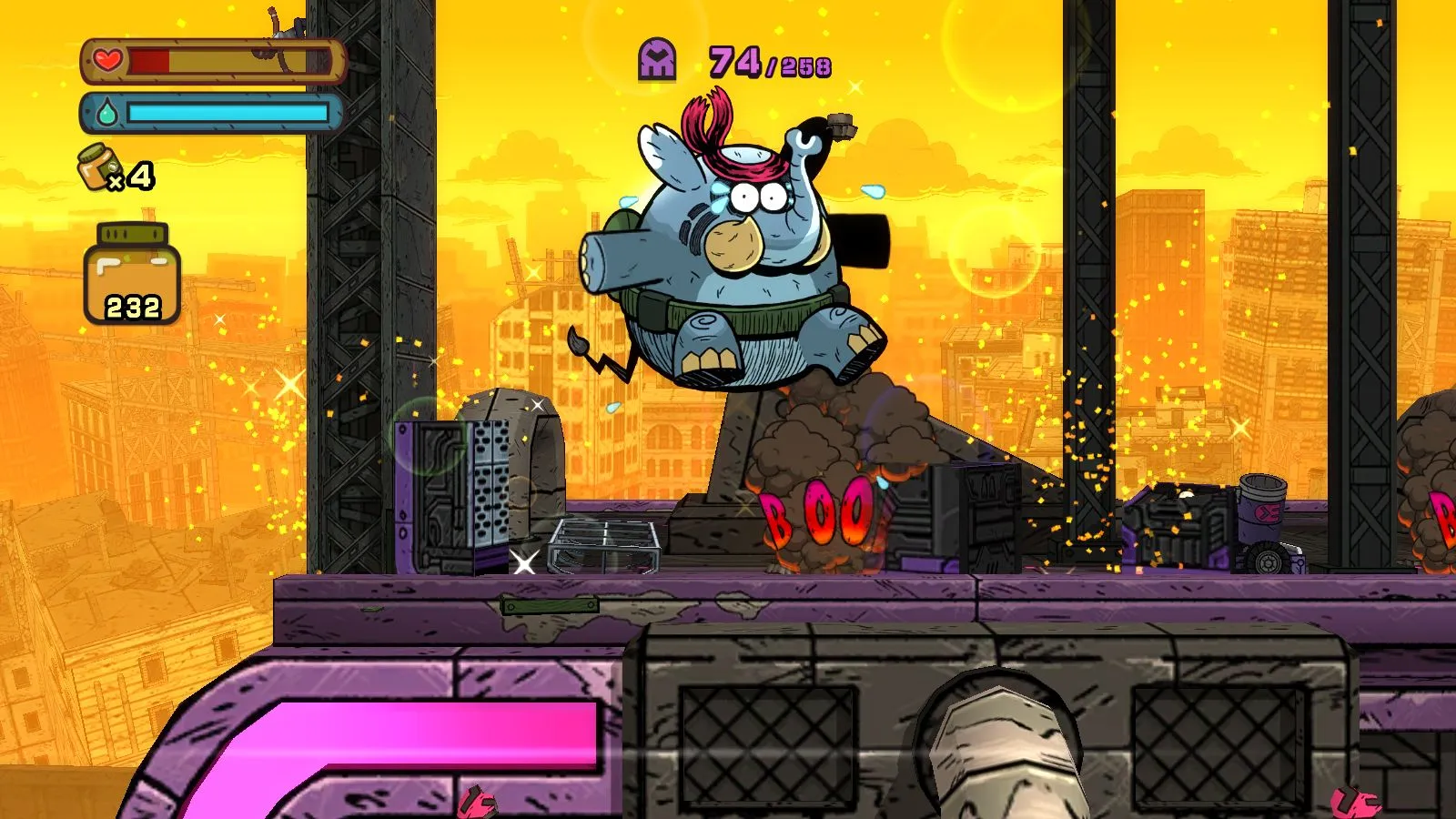 Play As A Commando Elephant In Upcoming Action Platformer 