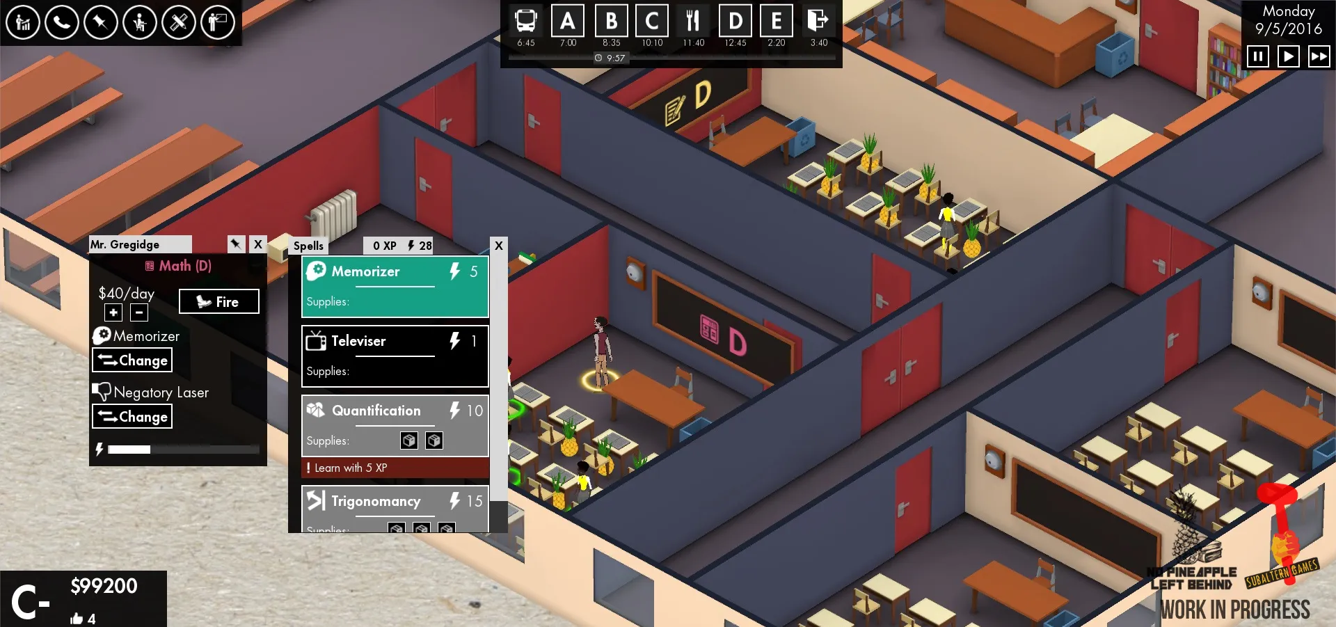Turn Human Students Into Obedient Pineapples In This Upcoming Management Sim