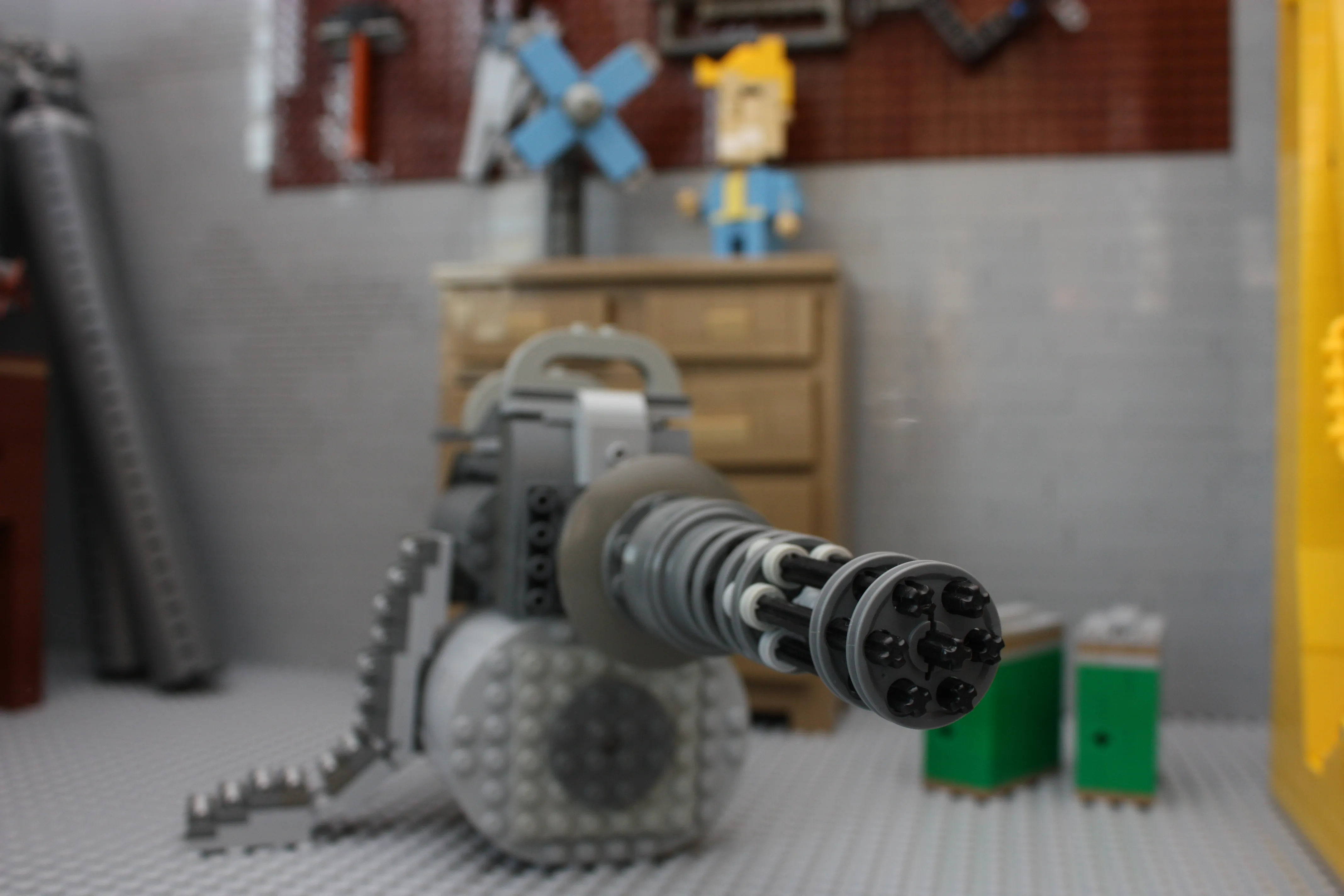 Lego Builder Recreates Entire Fallout 4 Garage, Plus Dogmeat