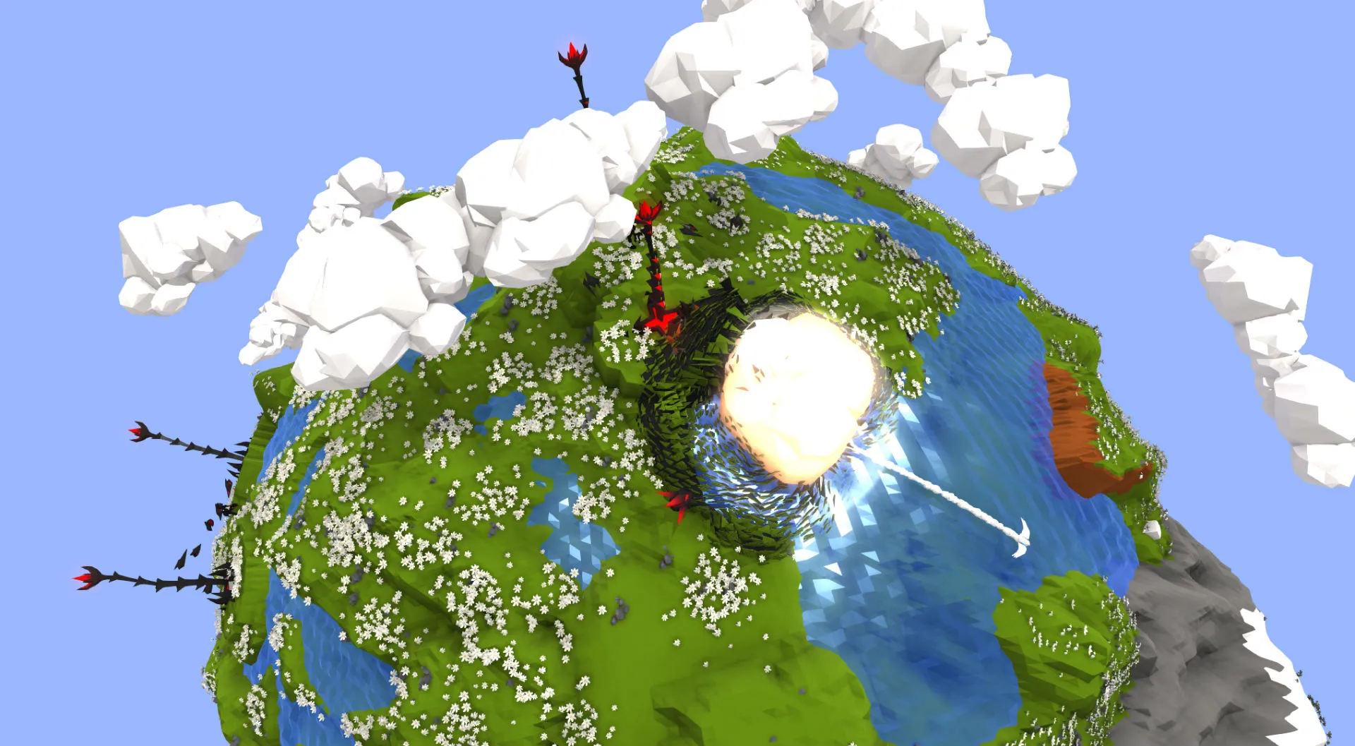 Use Music To Interact With A Fully Destructible Landscape