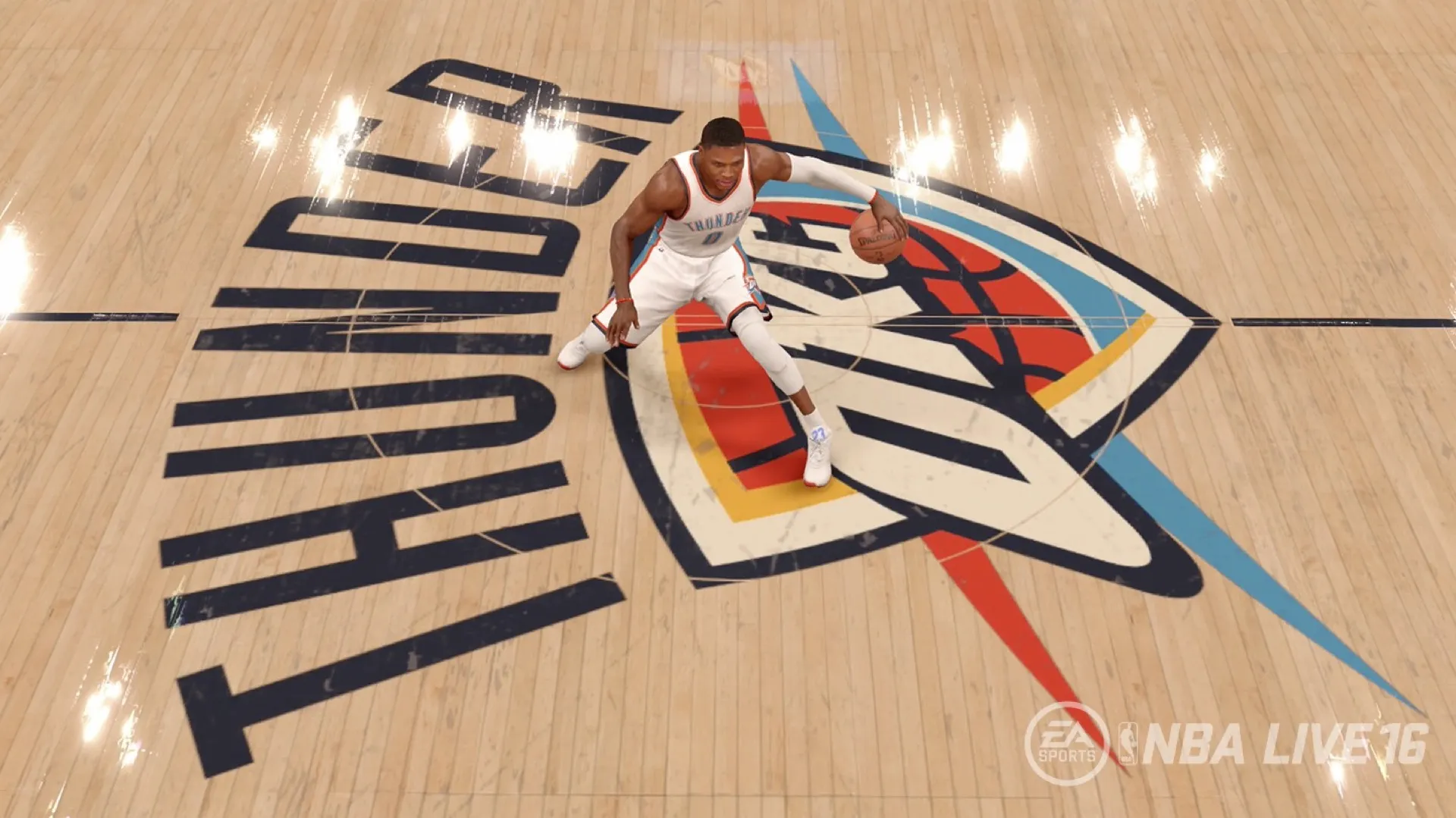 Thunder Guard Russell Westbrook Graces NBA Live 16 Cover