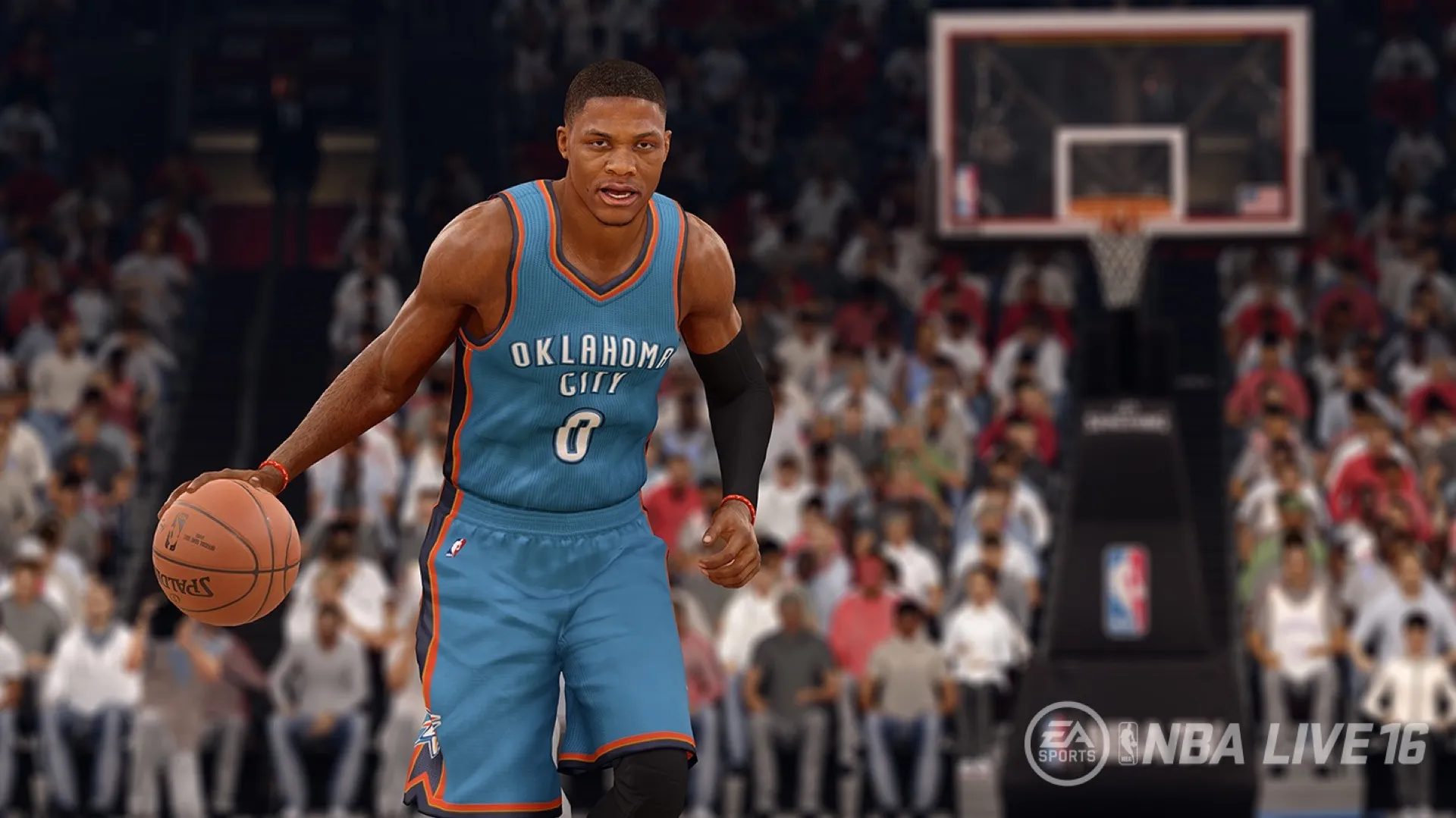 Thunder Guard Russell Westbrook Graces NBA Live 16 Cover