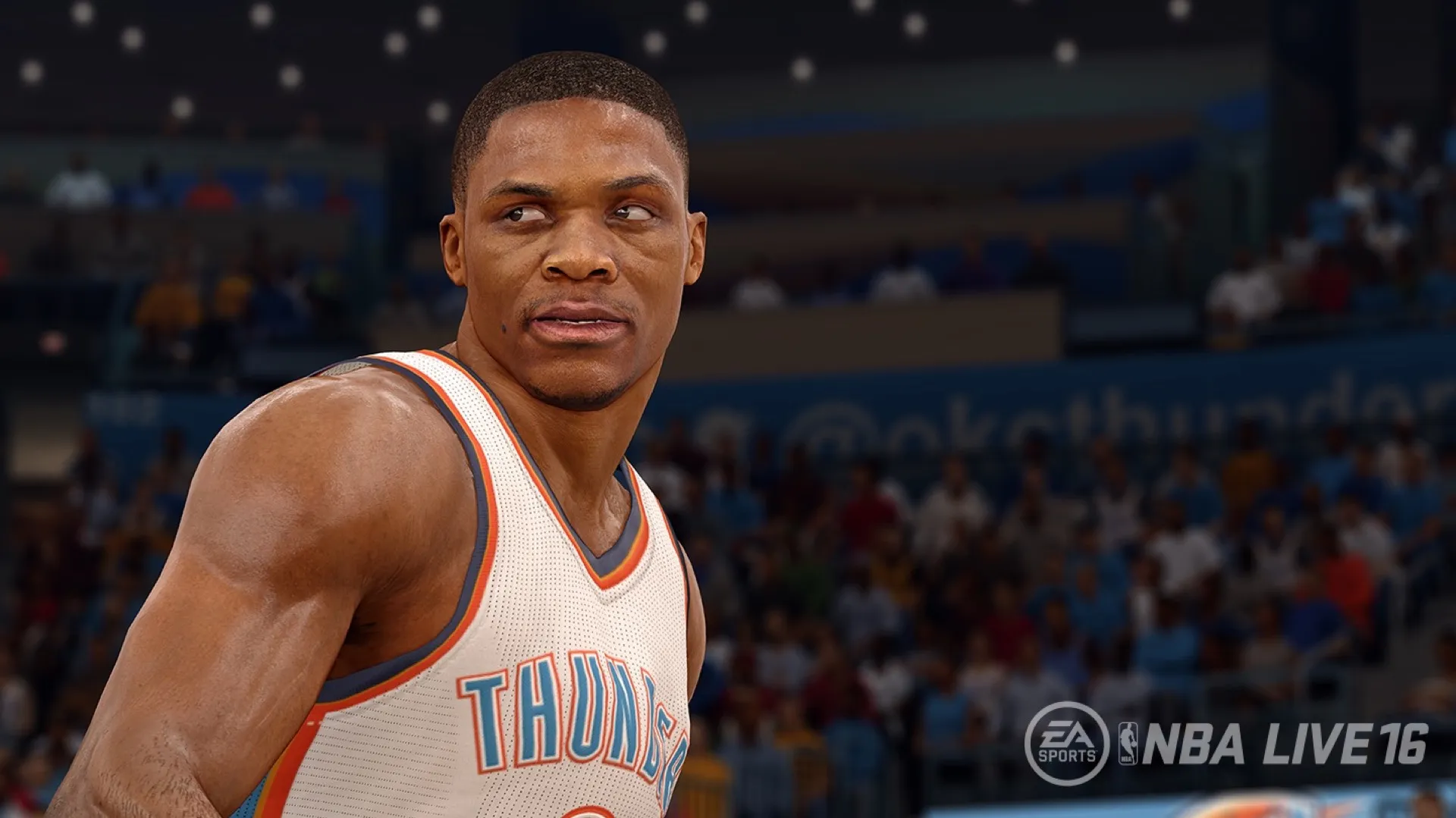 Thunder Guard Russell Westbrook Graces NBA Live 16 Cover