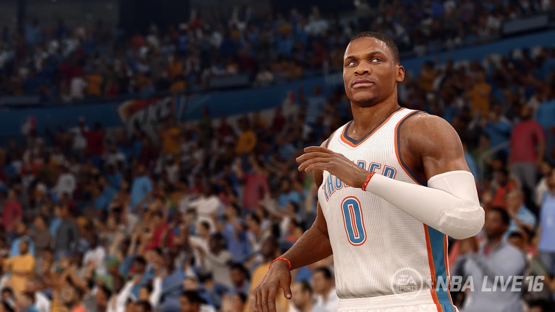 Thunder Guard Russell Westbrook Graces NBA Live 16 Cover