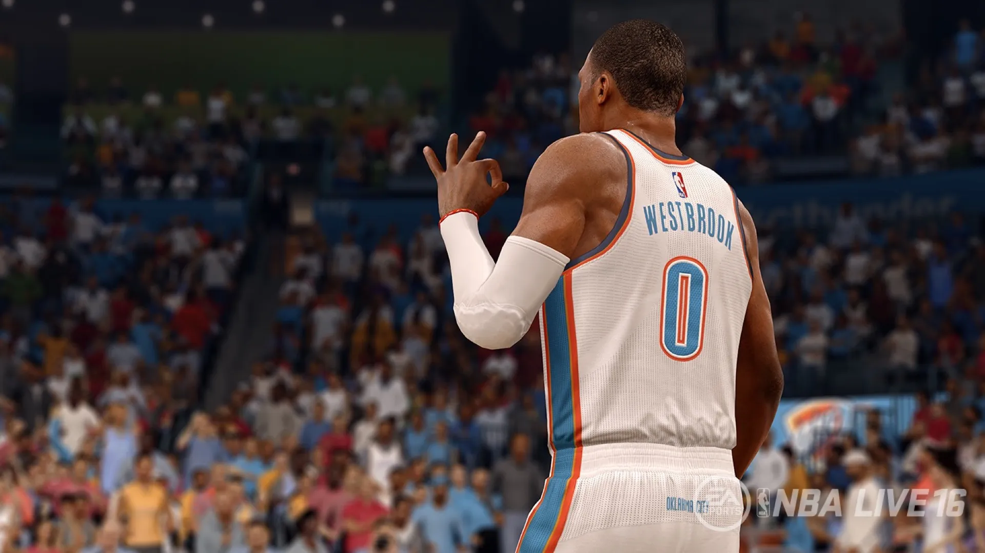 Thunder Guard Russell Westbrook Graces NBA Live 16 Cover