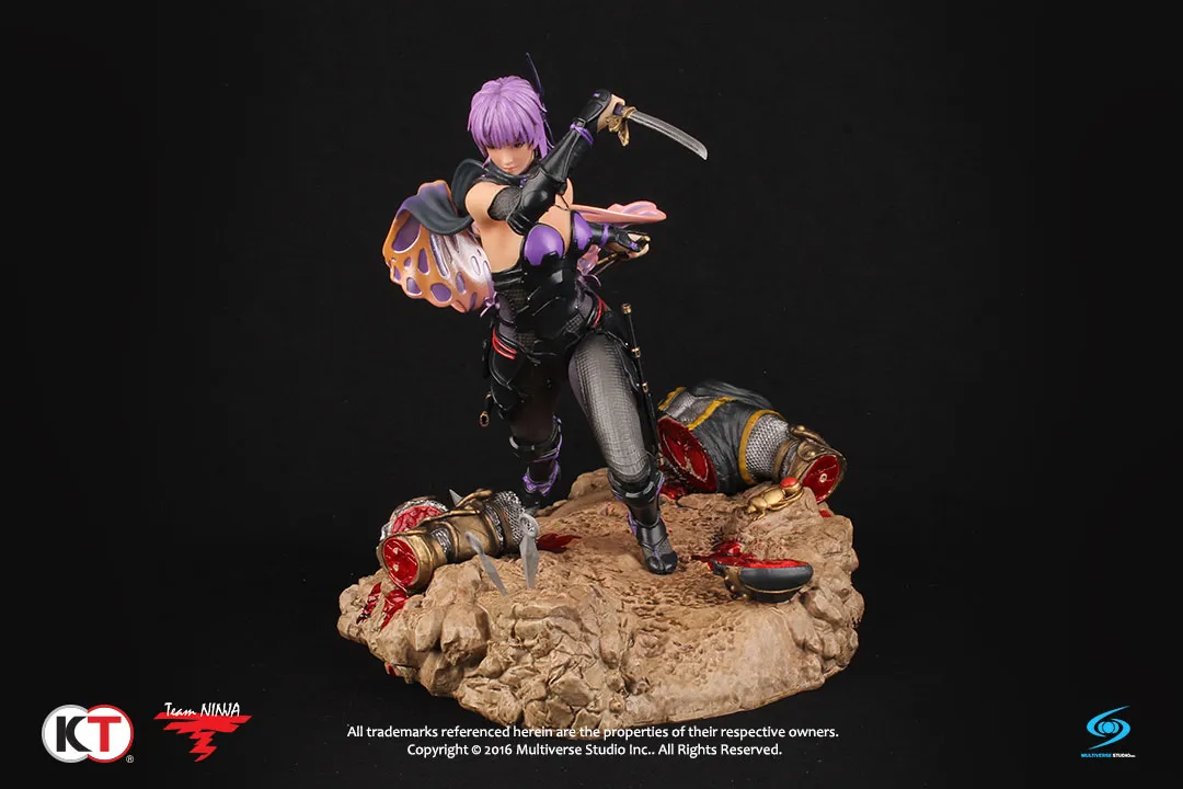 This Super Detailed Ayane Figure Stands Over Violently Dismembered Enemies