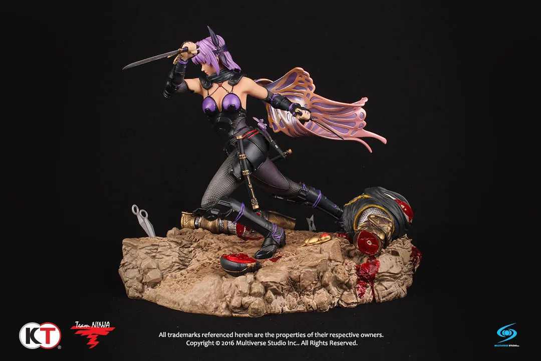 This Super Detailed Ayane Figure Stands Over Violently Dismembered Enemies