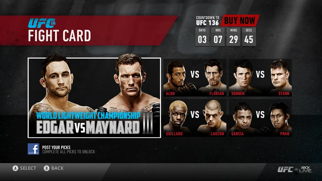 Get A Taste Of UFC On The Xbox 360