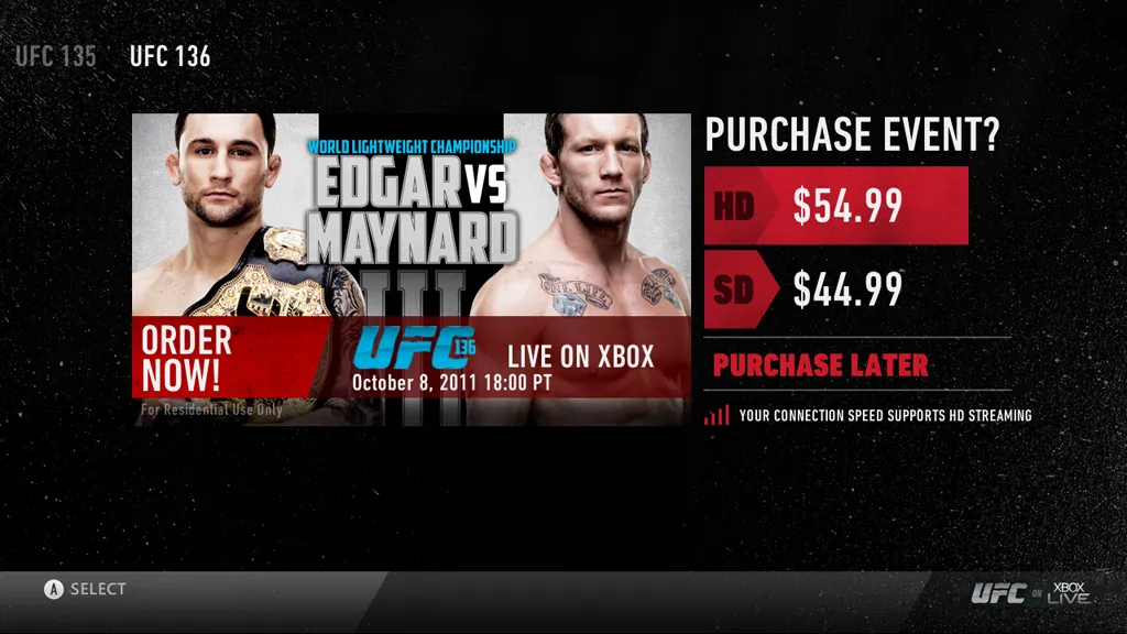 Get A Taste Of UFC On The Xbox 360