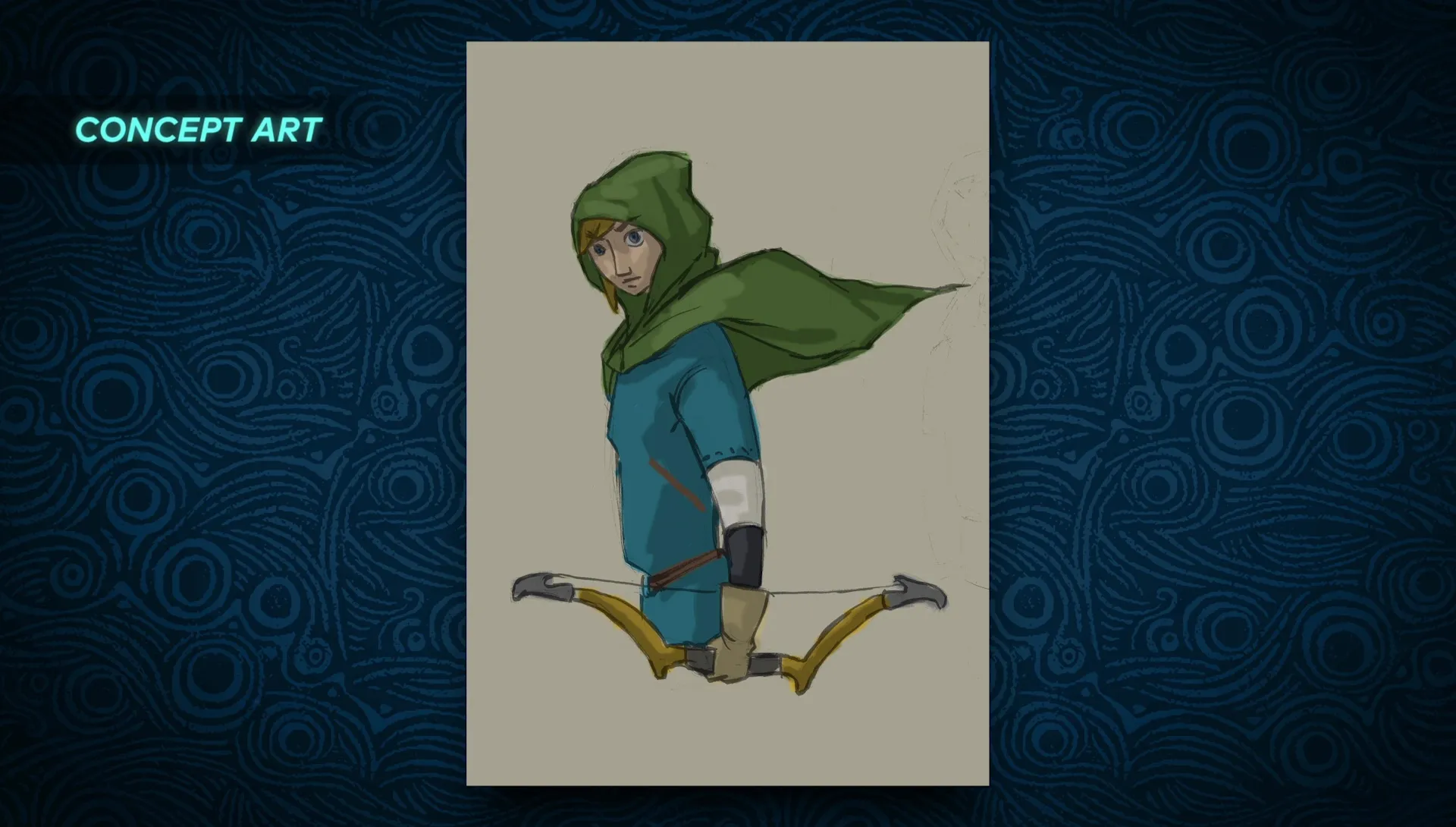 Early Zelda: Breath Of The Wild Concepts Show Link Without An Arm, Minish People, And More