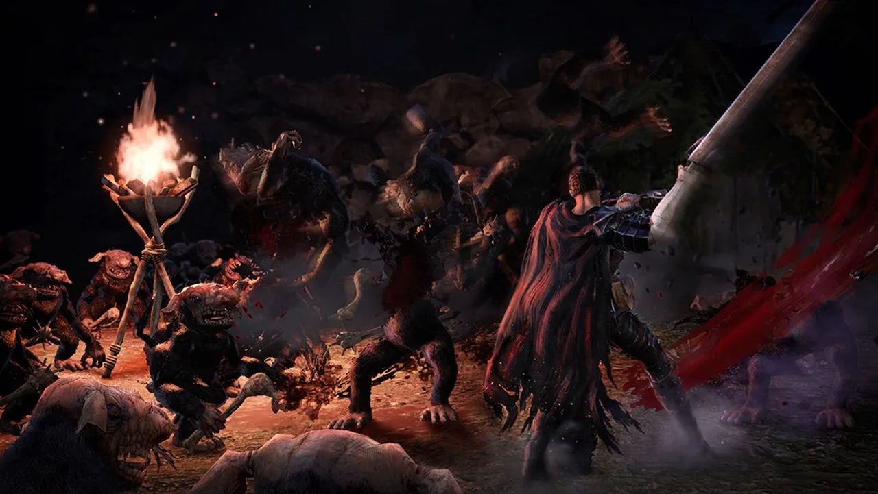 Fight Through Tons Of Enemies As Hero Guts