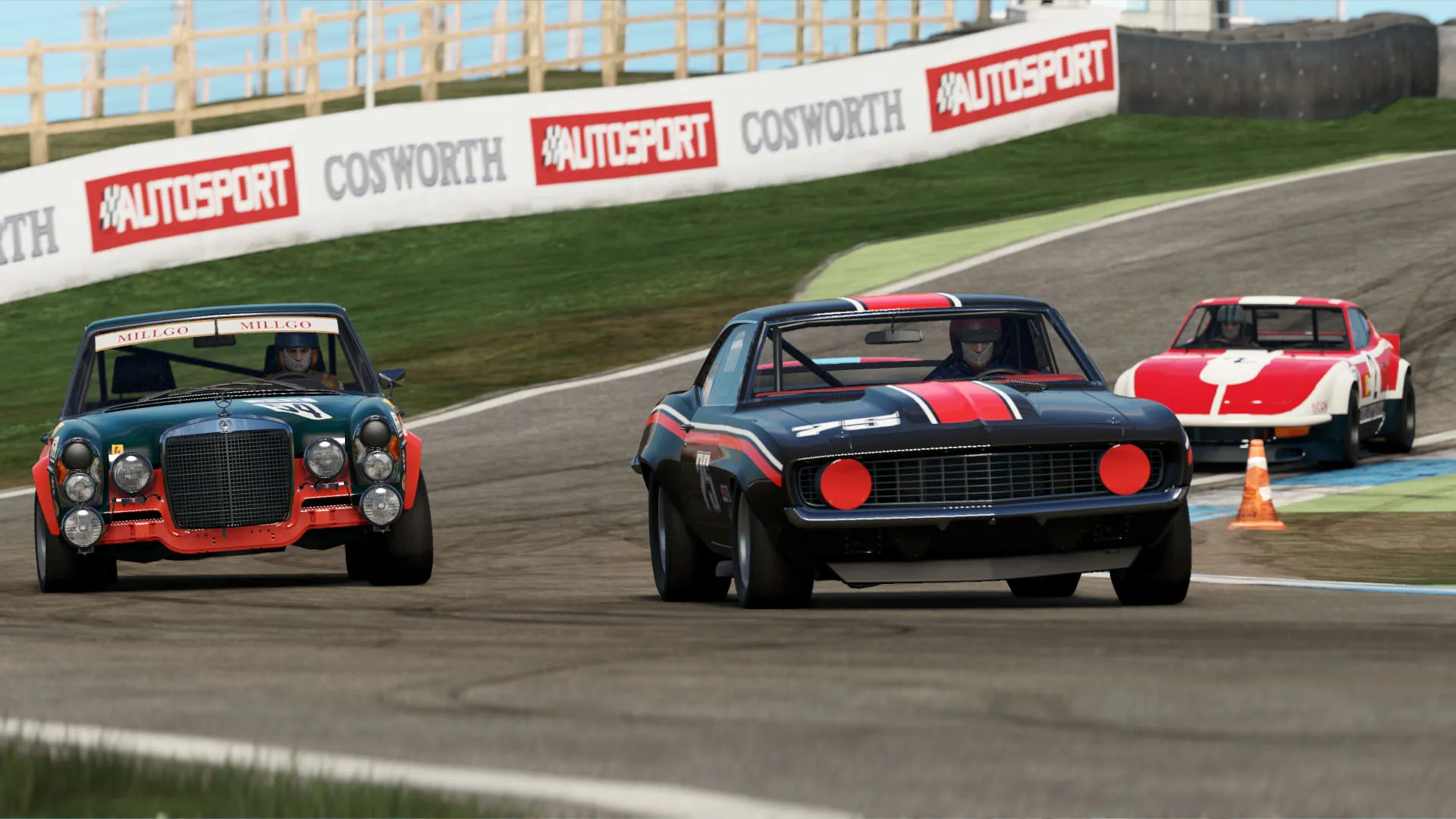 Roaring Around The Race Track