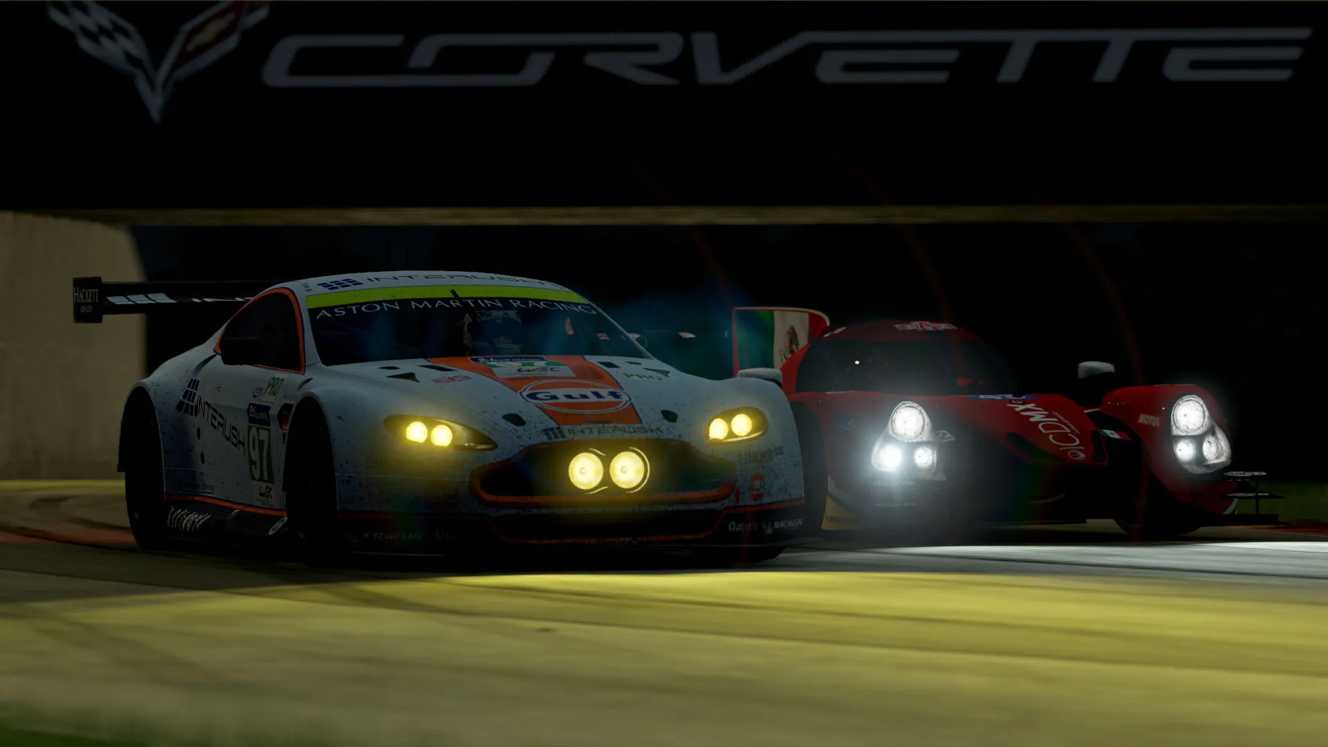 Roaring Around The Race Track
