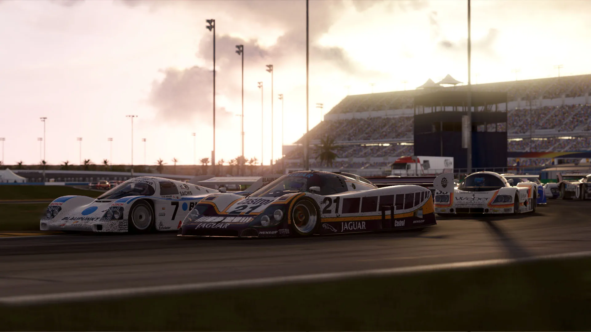 Roaring Around The Race Track