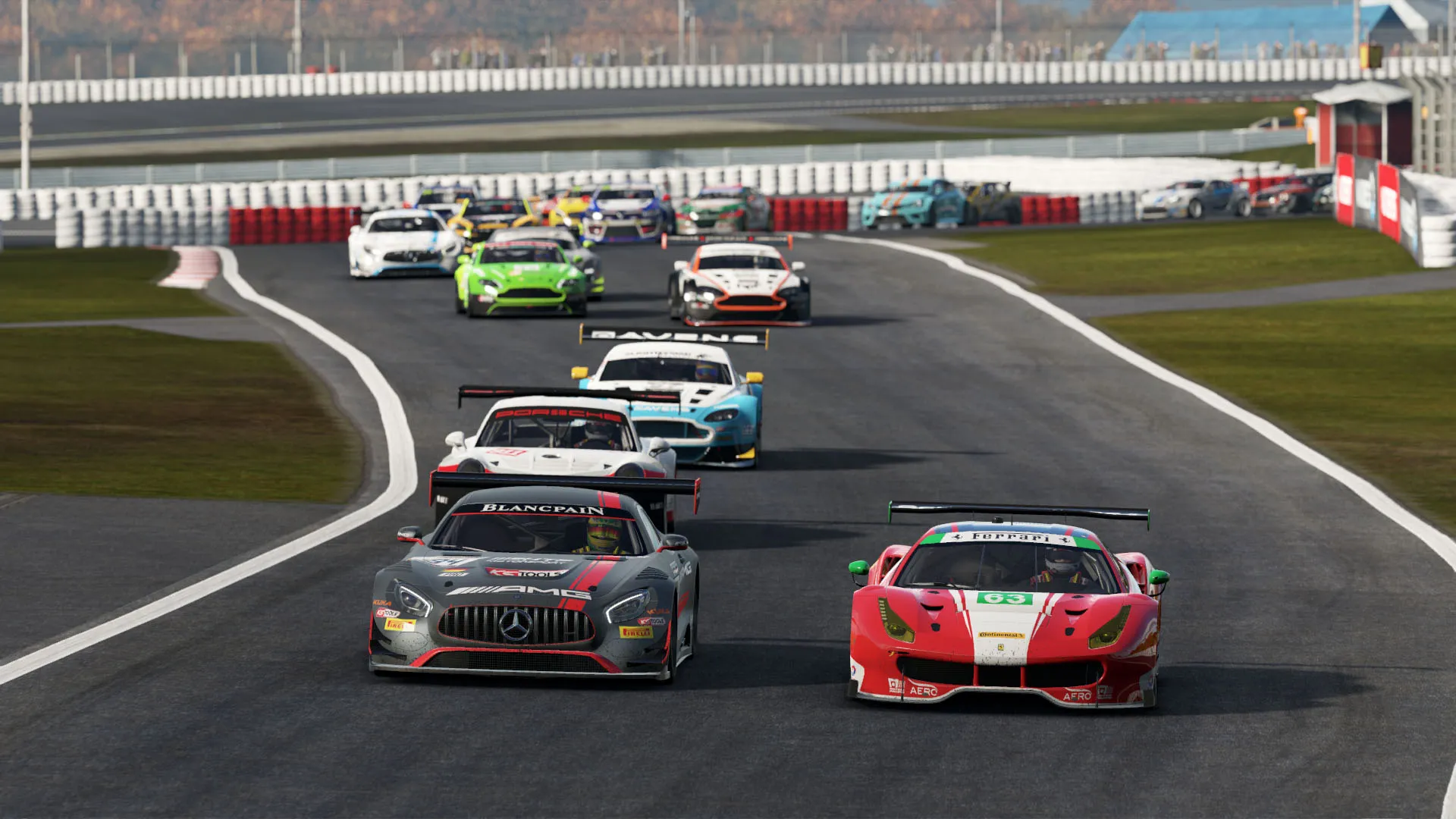 Roaring Around The Race Track