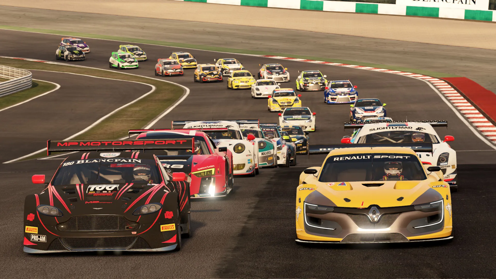 Roaring Around The Race Track