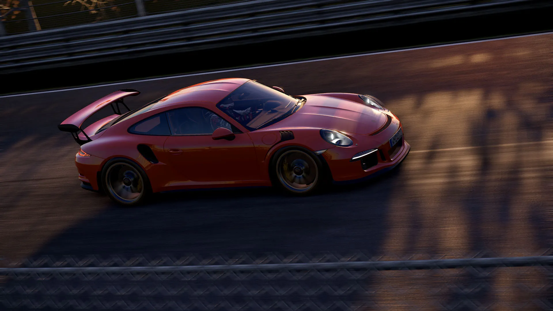 Roaring Around The Race Track