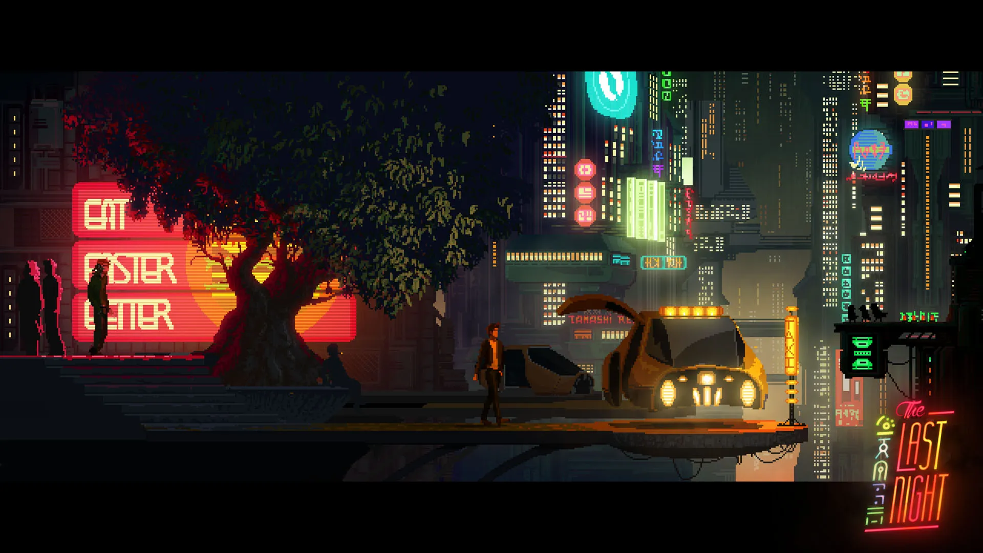 Retro-Styled Cyberpunk Game The Last Night Looks Cool