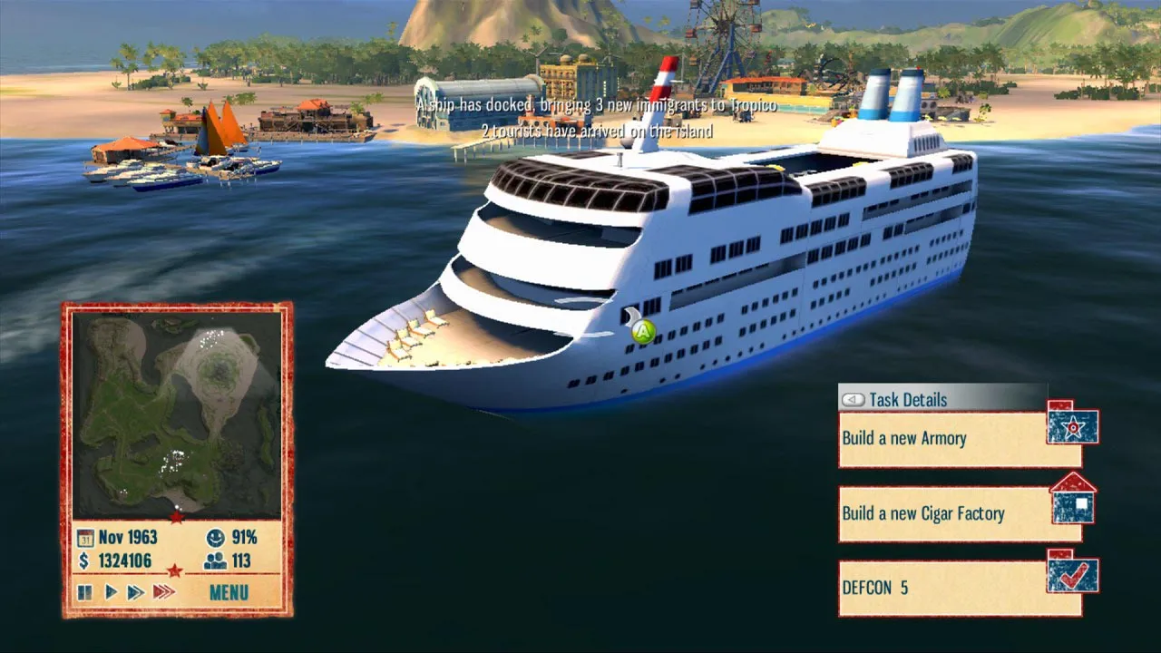 Latest Tropico 4 Screens Show Off UI Changes