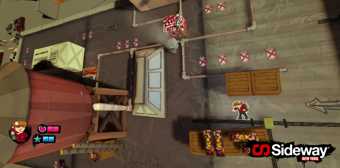 Platforming Through Street Art In Sideway