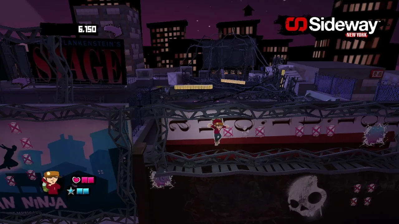Platforming Through Street Art In Sideway