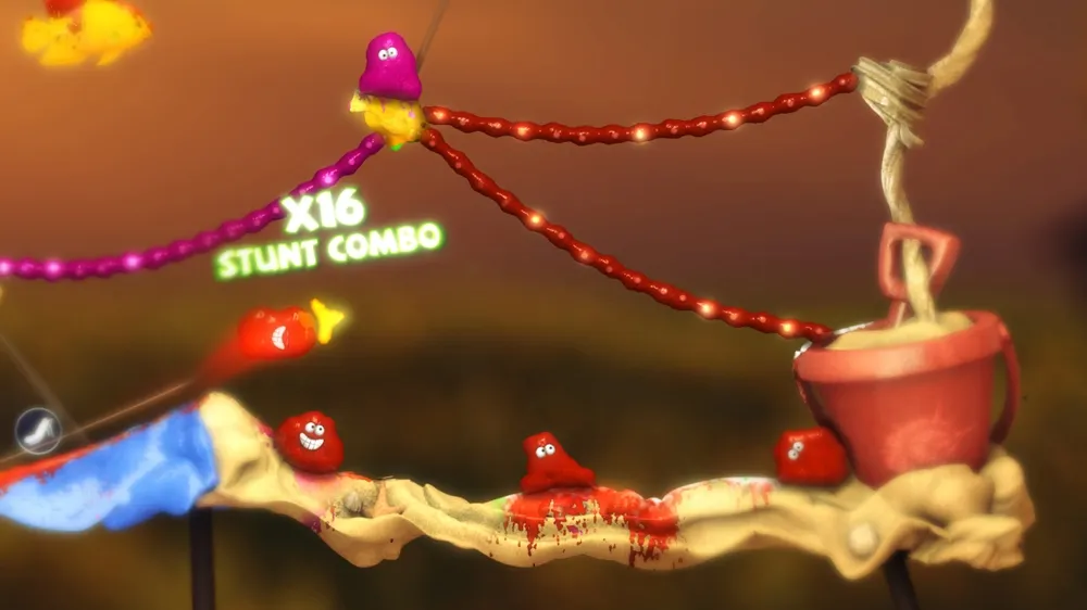 Throw Goo At Bombs In This Experimental Playground