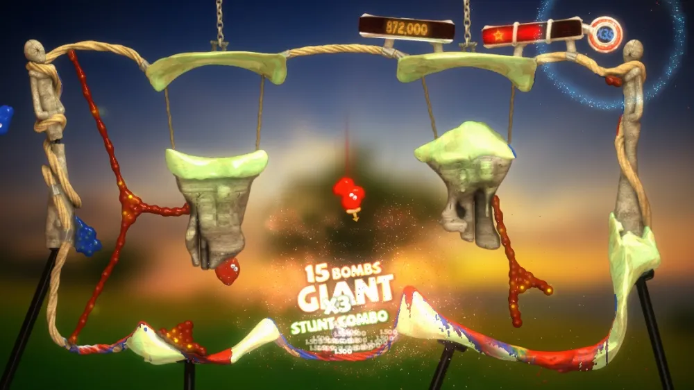 Throw Goo At Bombs In This Experimental Playground