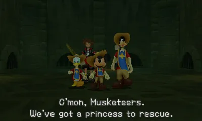 The Musketeers and Quasimodo Shine In New Kingdom Hearts 3DS Screens