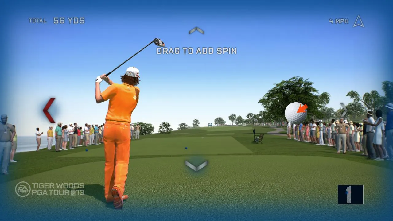 Tiger Is Swinging Easy With Kinect